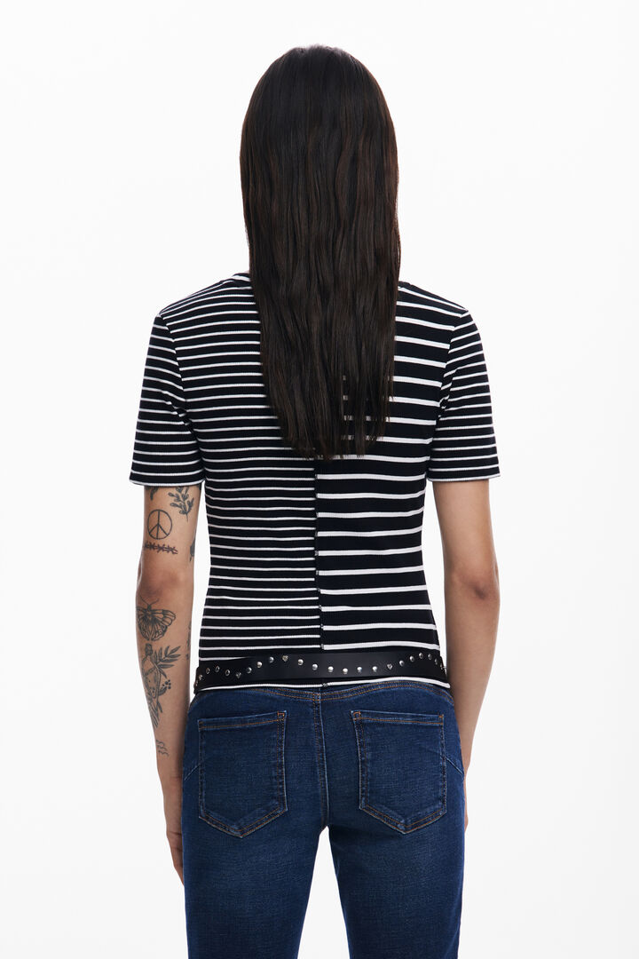 Striped short-sleeve T-shirt | Desigual