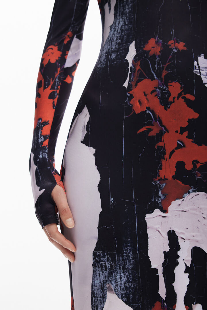 Vestido midi estampado Maitrepierre | Desigual