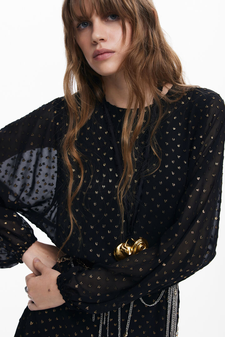 Polka dot short dress | Desigual