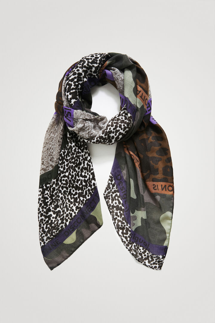 Foulard grande animal print | Desigual