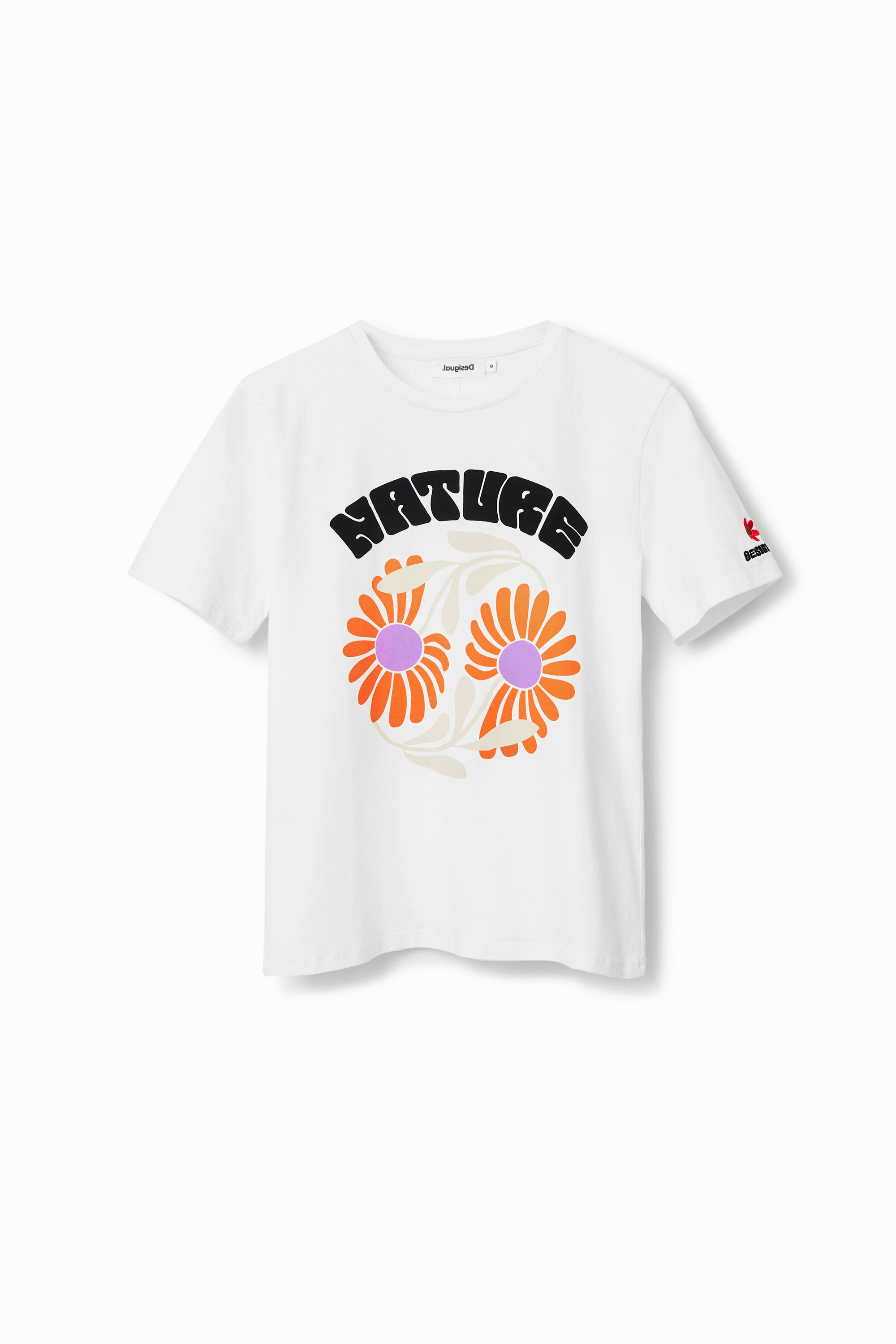 “Save Nature” floral T-shirt