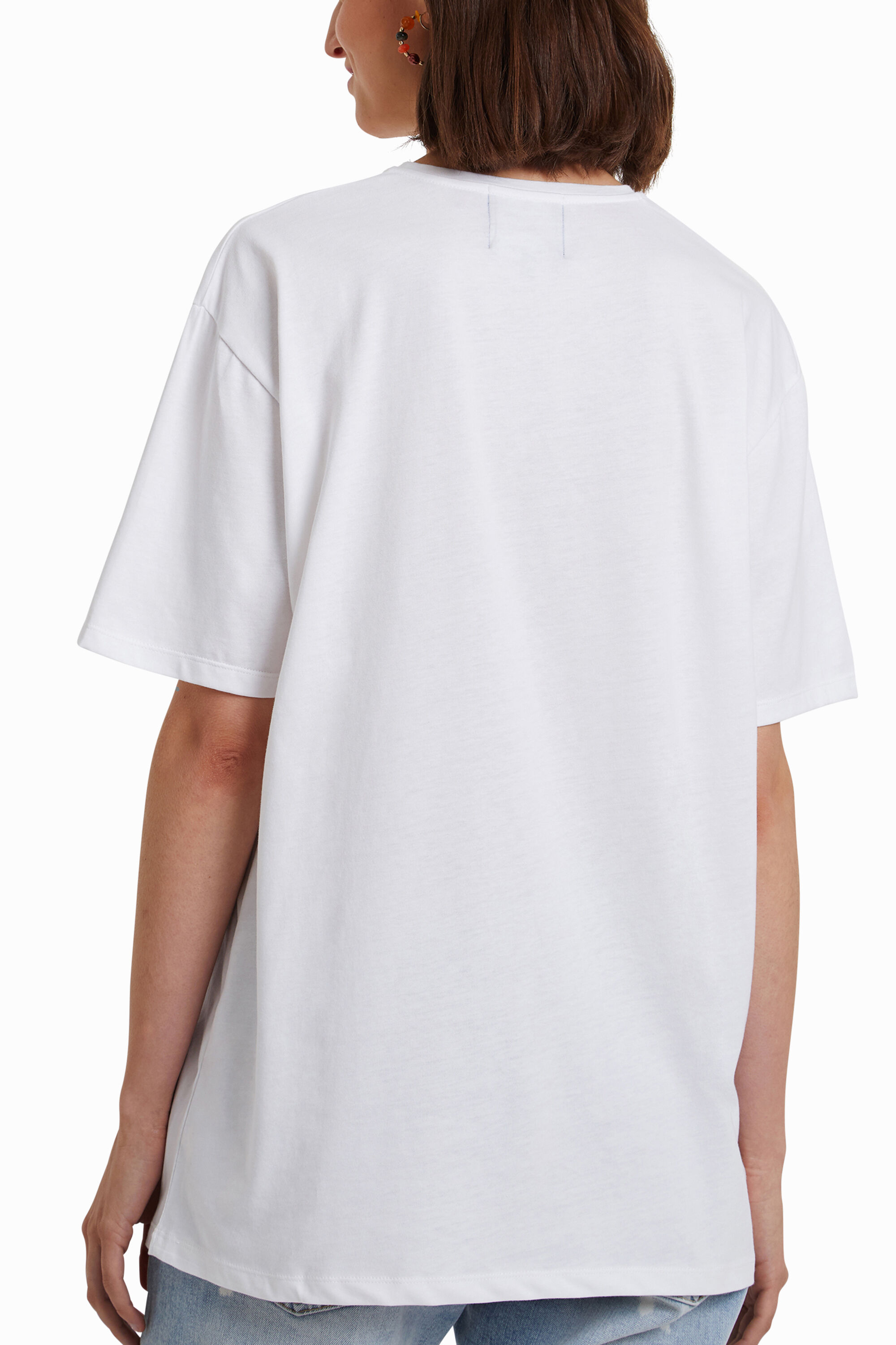 Organic T-shirt with painting by Miranda Makaroff | Desigual.com