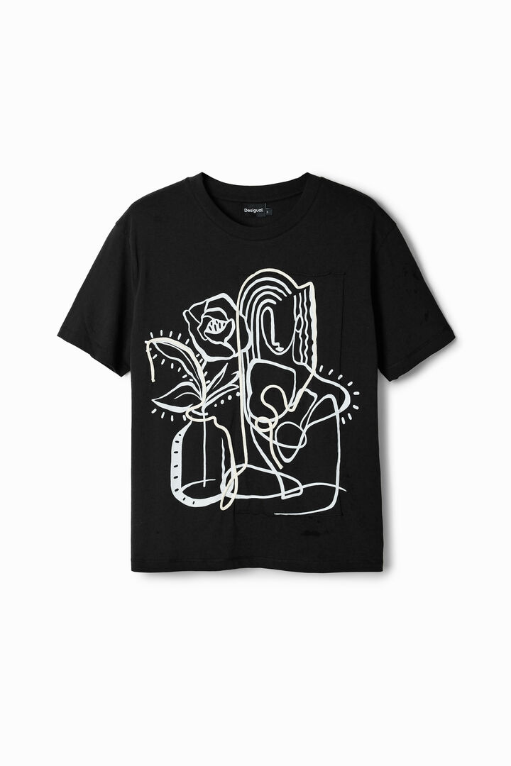 Arty illustration T-shirt | Desigual