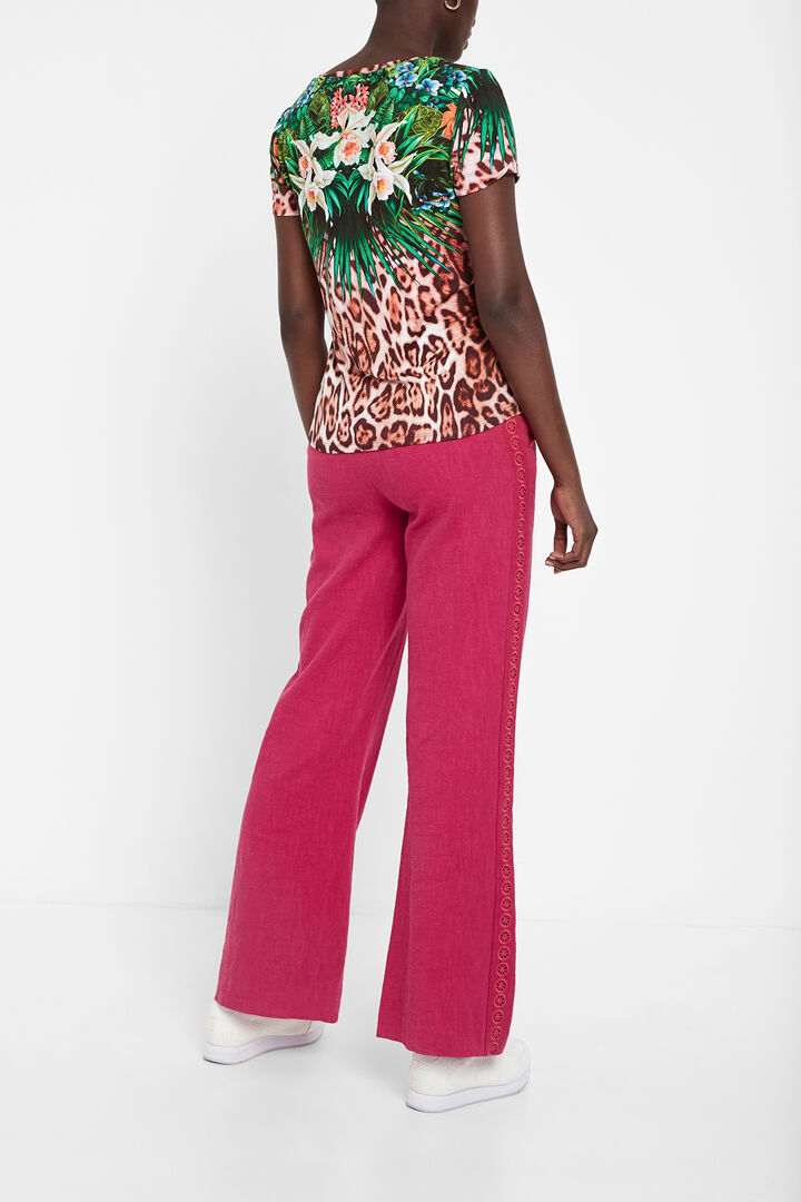 Camiseta multicolor animal print | Desigual