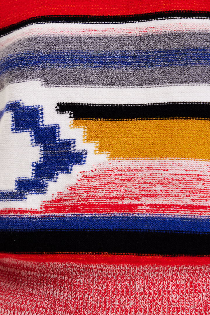 Pull ethnique rayures | Desigual