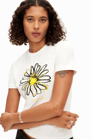 Daisy illustration T-shirt | Desigual