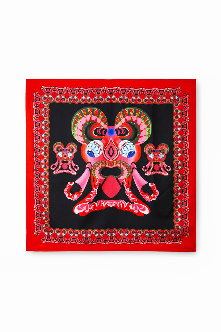 Foulard carré M. Christian Lacroix | Desigual