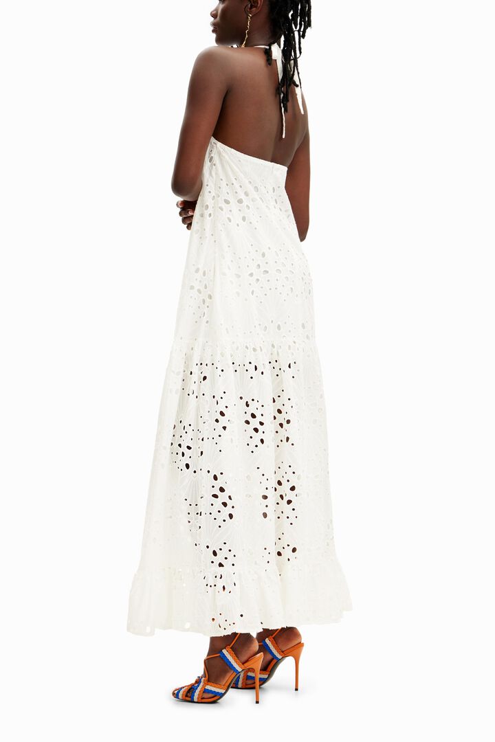 Robe longue broderies Stella Jean | Desigual