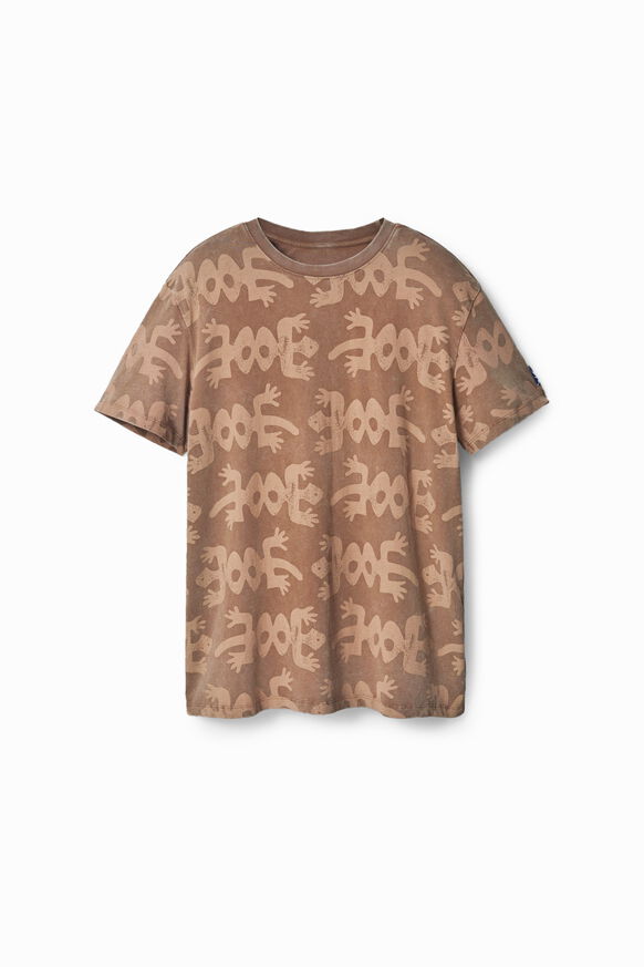 Short-sleeve lizard T-shirt | Desigual