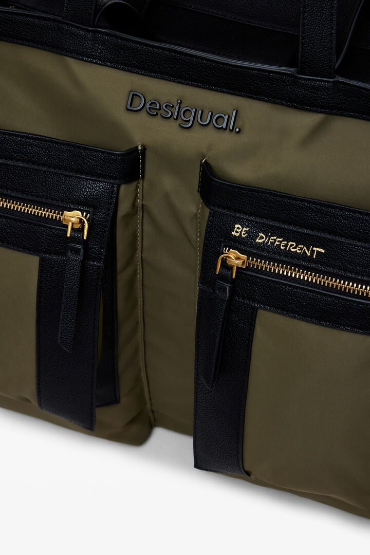 Multi-pocket nylon bag | Desigual
