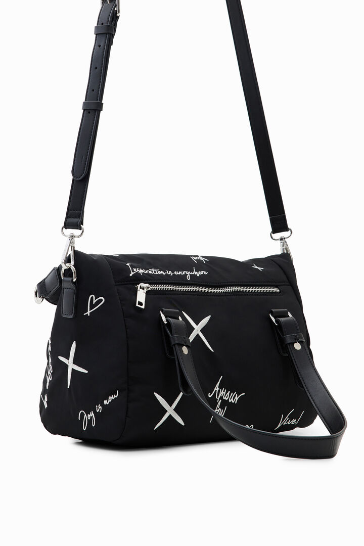 Midsize embroidered bag | Desigual