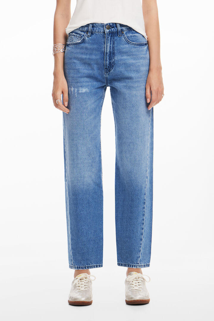 Denim with daisy illustration | Desigual