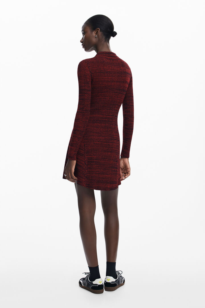Polo neck short dress | Desigual