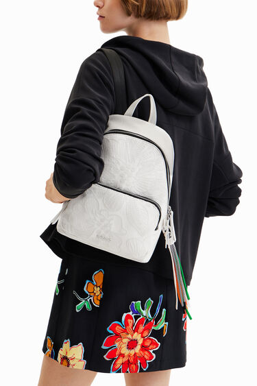 Small embroidered backpack | Desigual
