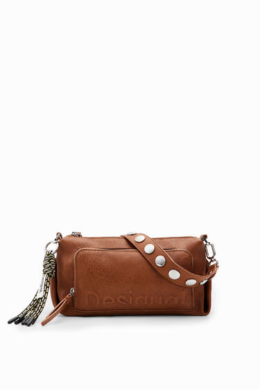 Midsize half-logo crossbody bag | Desigual