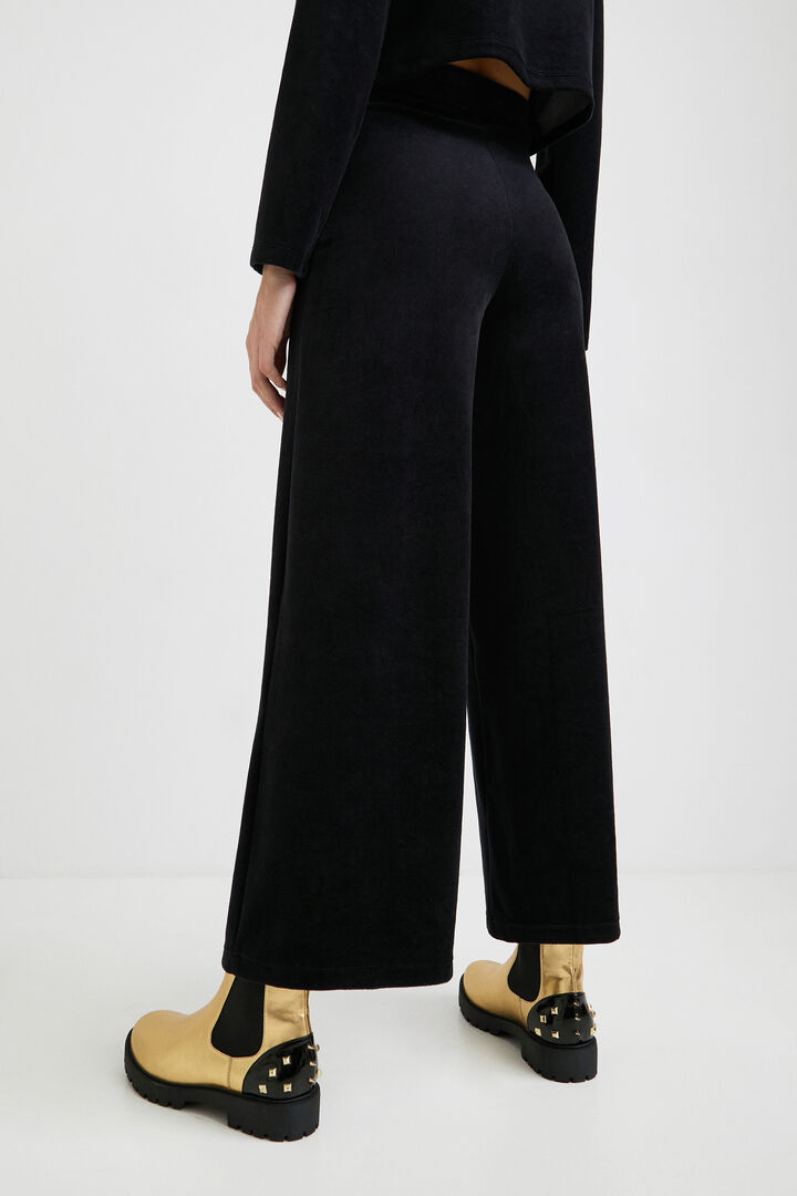 Velvet flared trousers | Desigual
