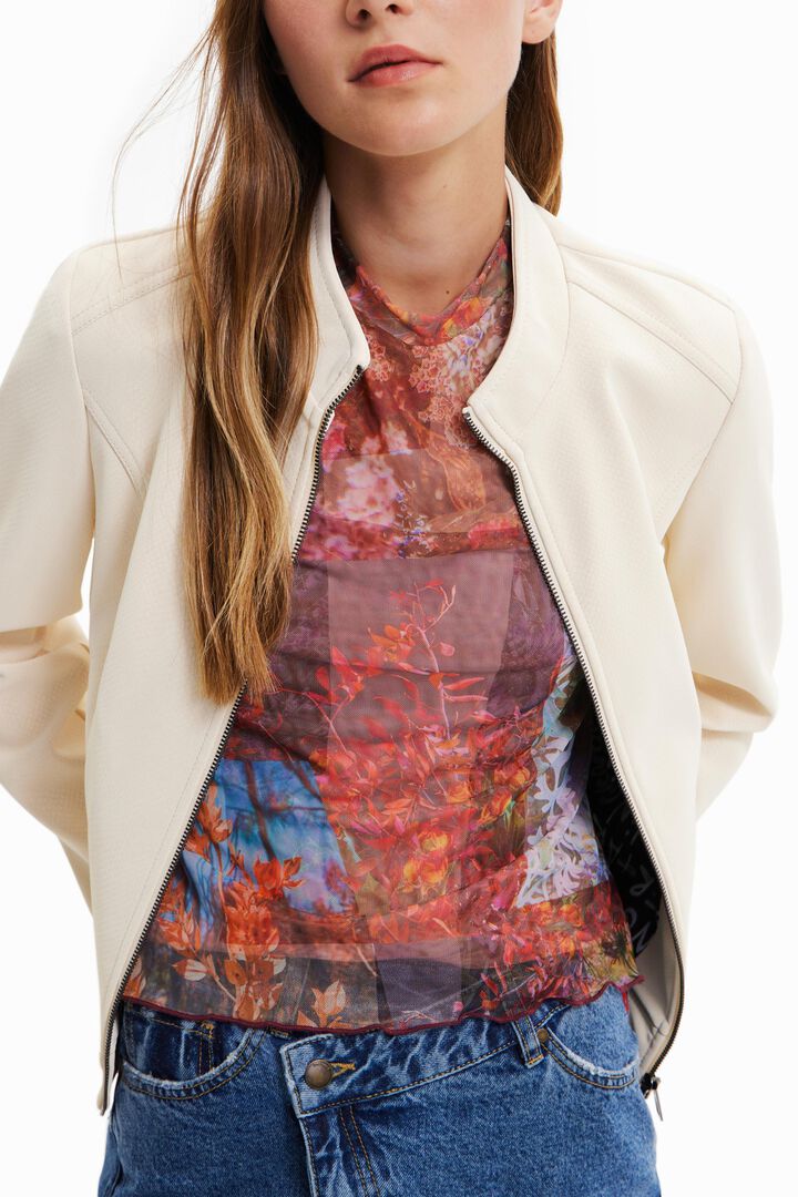 Suede-effect jacket | Desigual