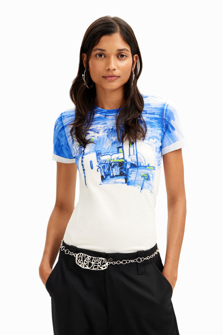 Mediterranean landscape T-shirt