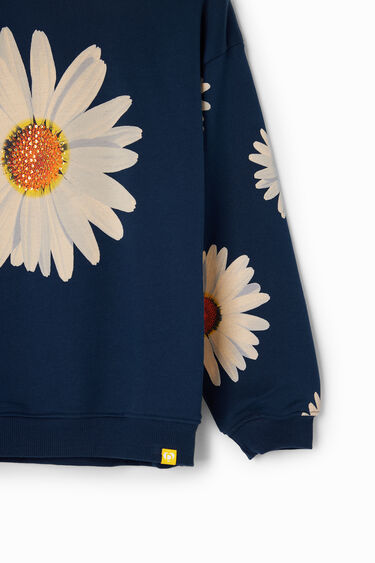 Oversize daisy sweatshirt | Desigual