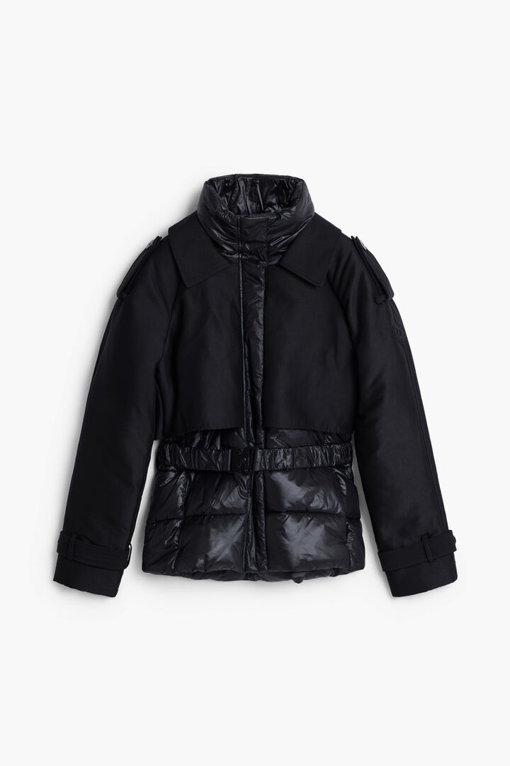 Hybride gewatteerde jas