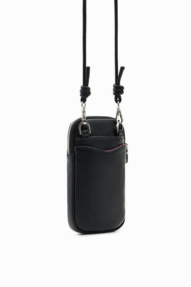 Leather-effect wallet smartphone holder | Desigual