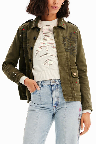 Giacca parka ricamata | Desigual