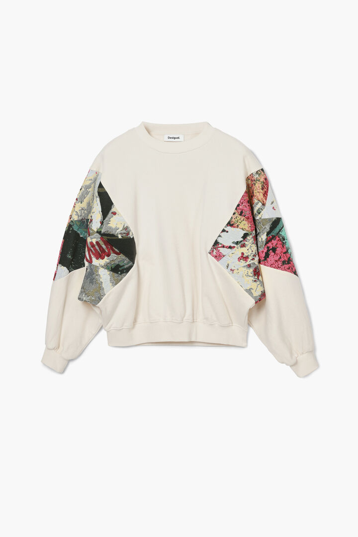 Sweatshirt with printed sleeves M. Christian Lacroix