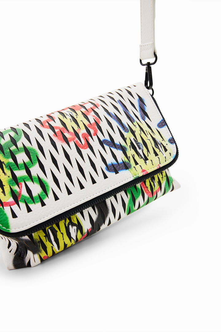 Midsize die-cut suns crossbody bag | Desigual