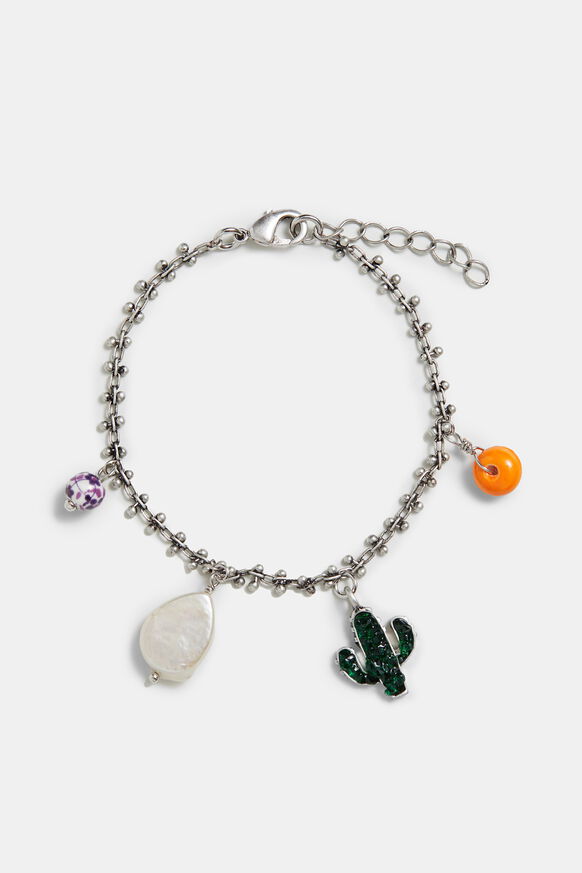 Bracelet silver chain charms | Desigual