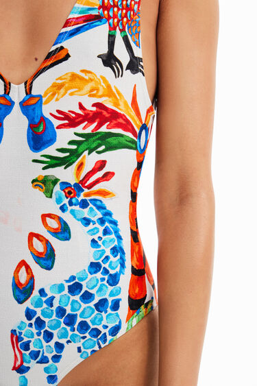 Banyador llaçades Stella Jean | Desigual