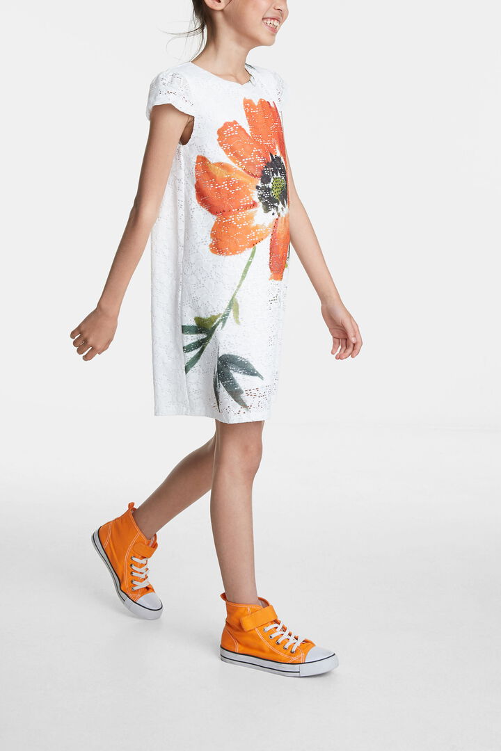 Vestito pizzo e fiore | Desigual