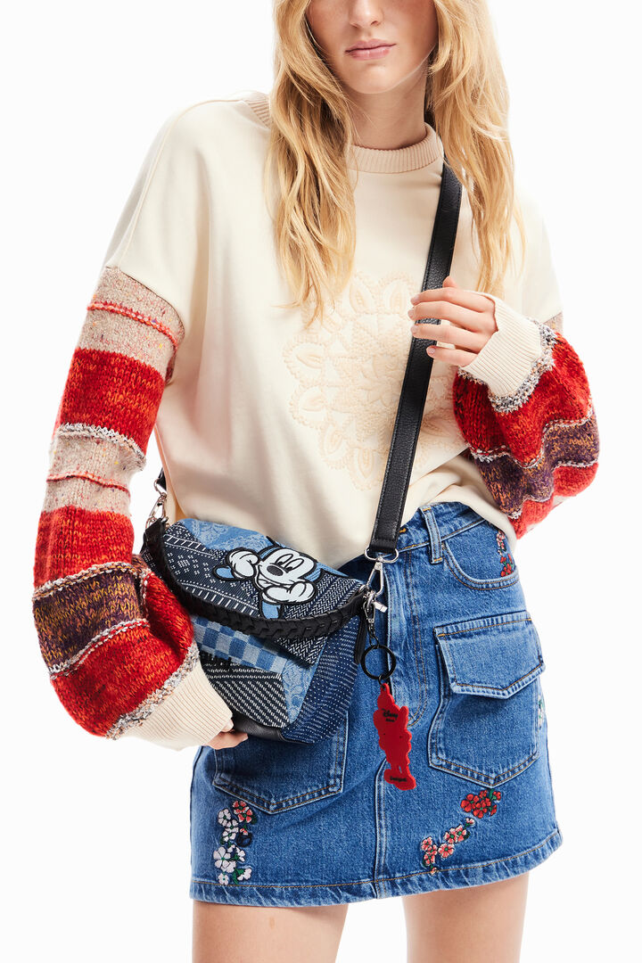Small Mickey Mouse denim bag | Desigual