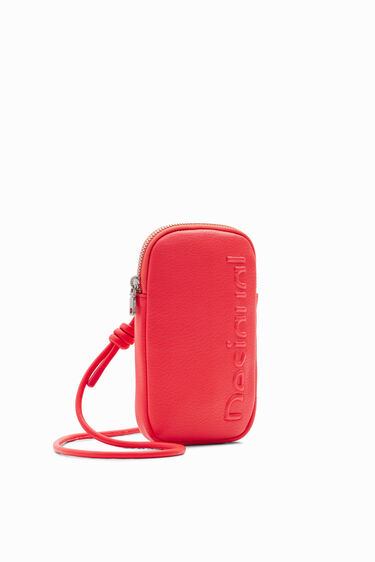 Leather-effect wallet smartphone pouch | Desigual