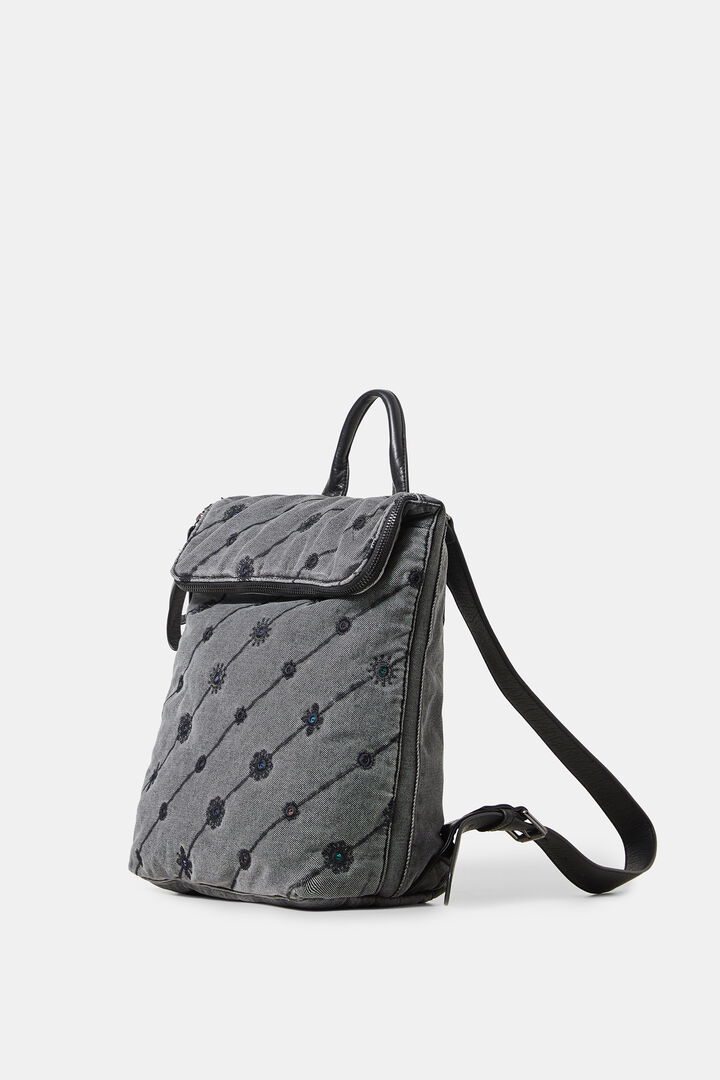 Square denim backpack | Desigual