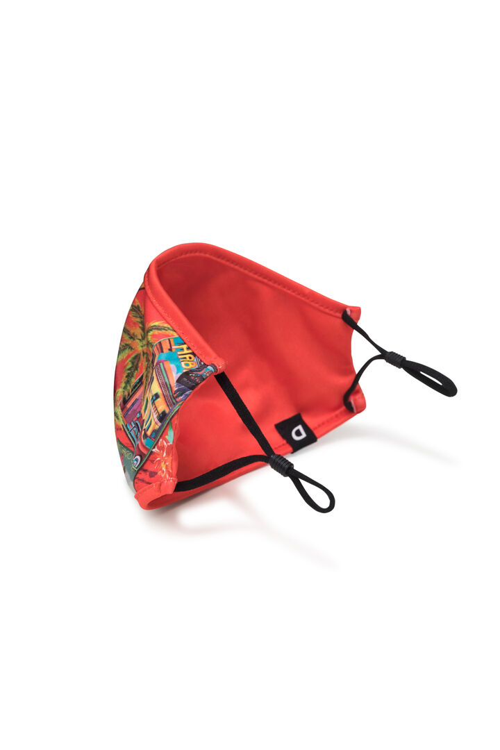 Tropical face mask + pouch | Desigual