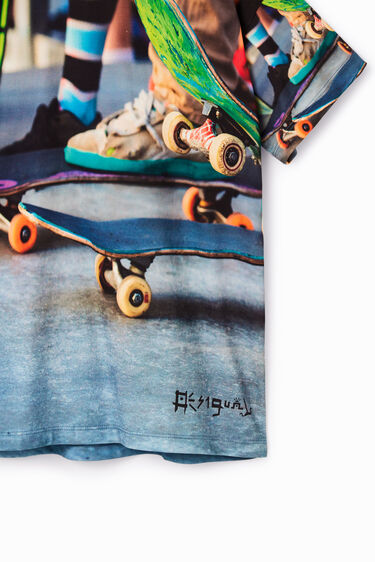 Camiseta fotográfico skate | Desigual