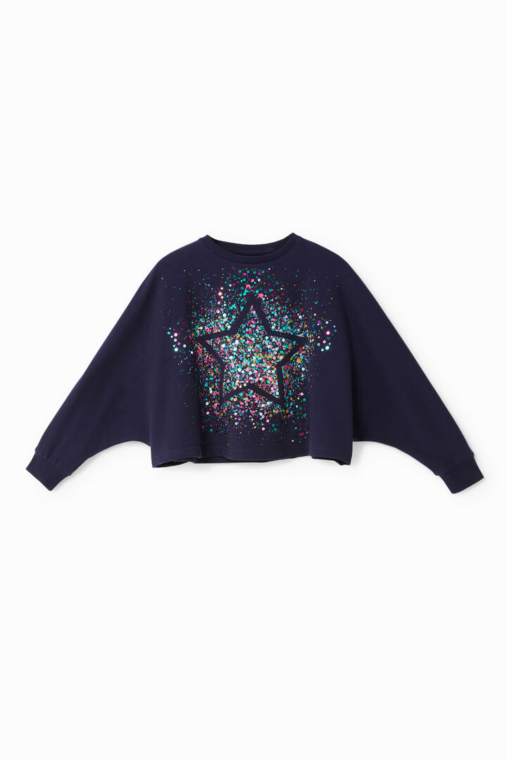 Sudadera oversize estrella | Desigual