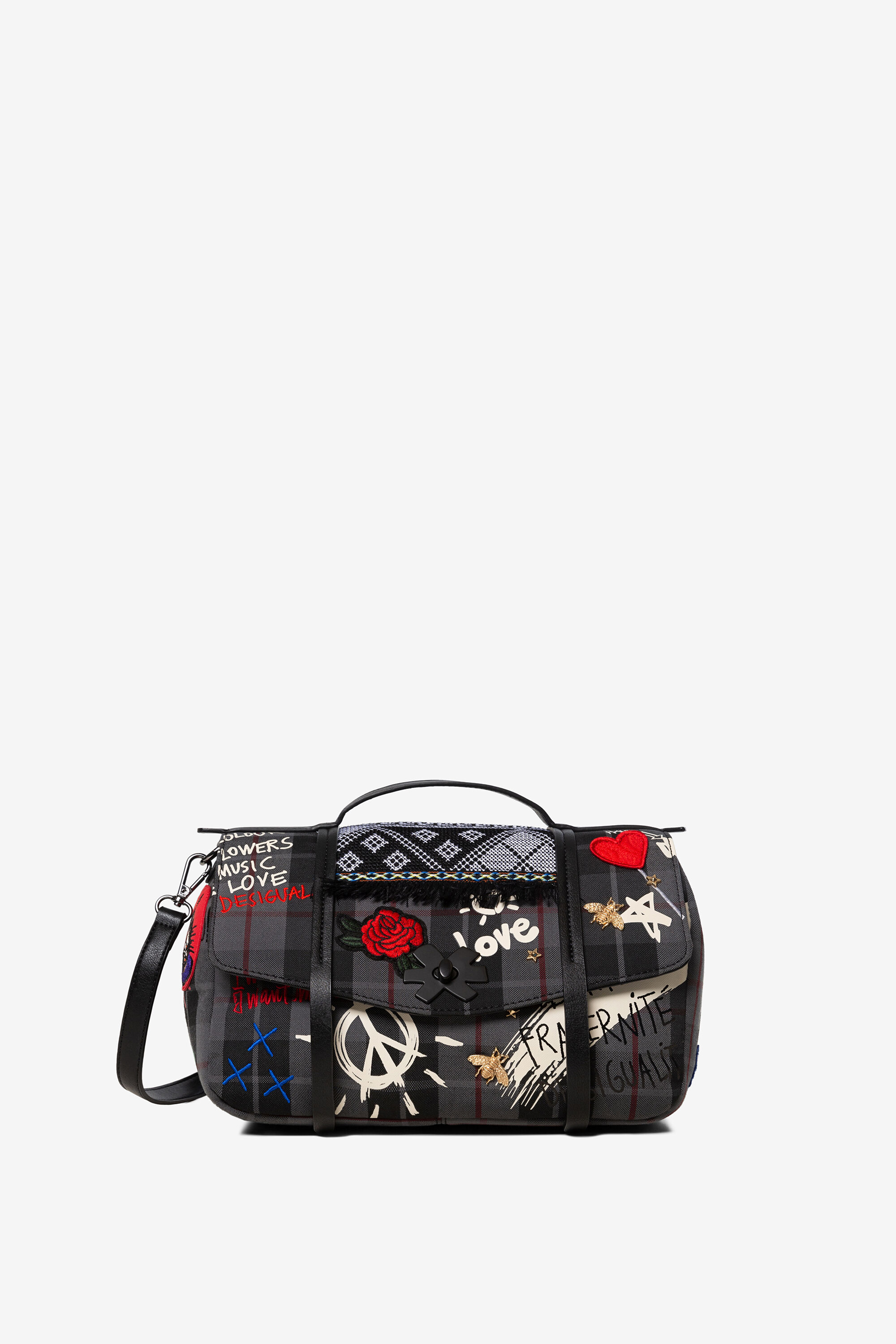 Sac desigual tartan best sale