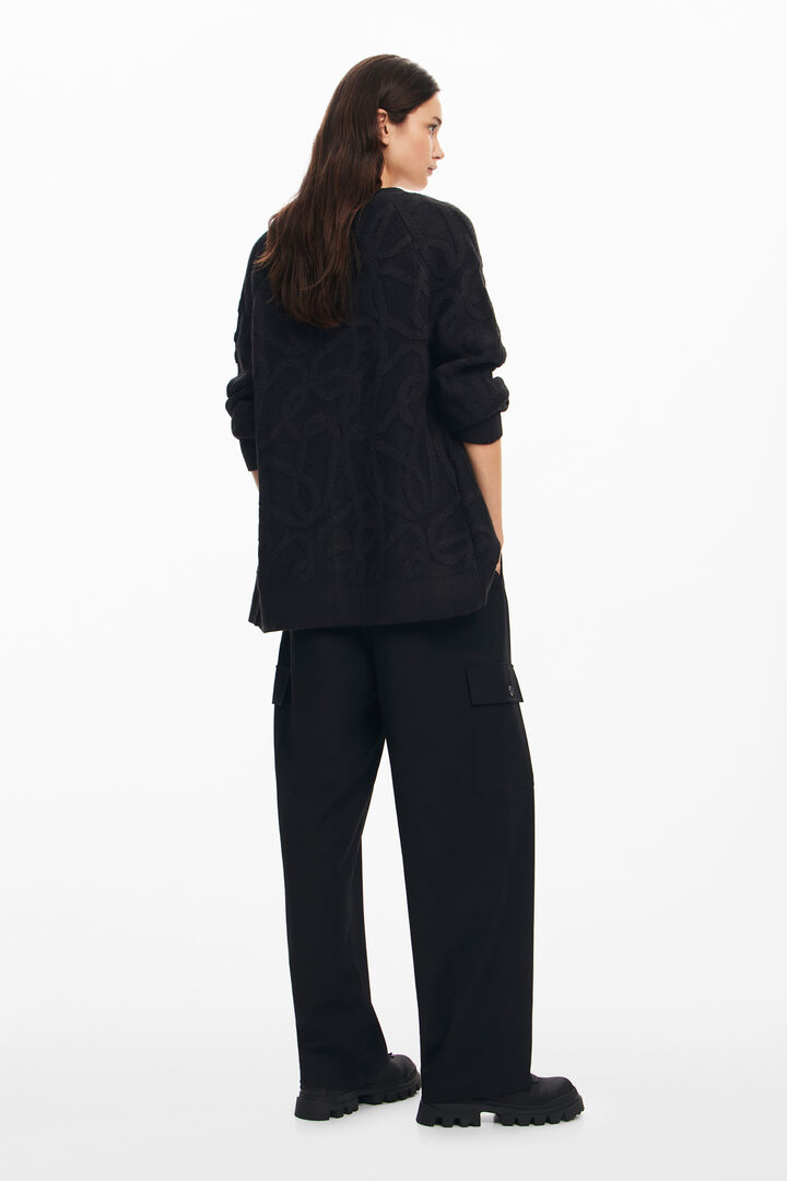 Cardigan oversize a maglia | Desigual