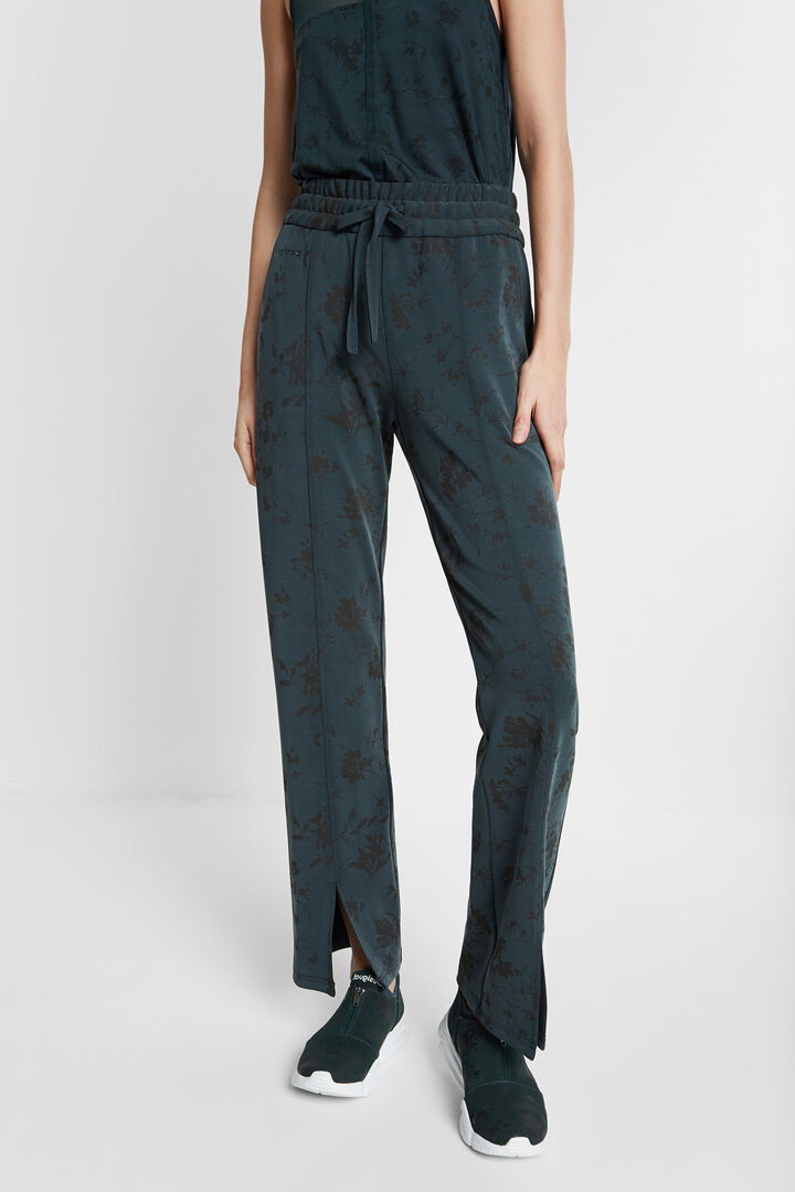 Floral trousers open at hem | Desigual