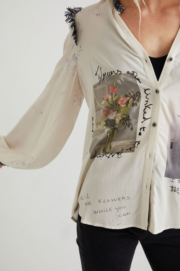 Camisa cuello mao | Desigual