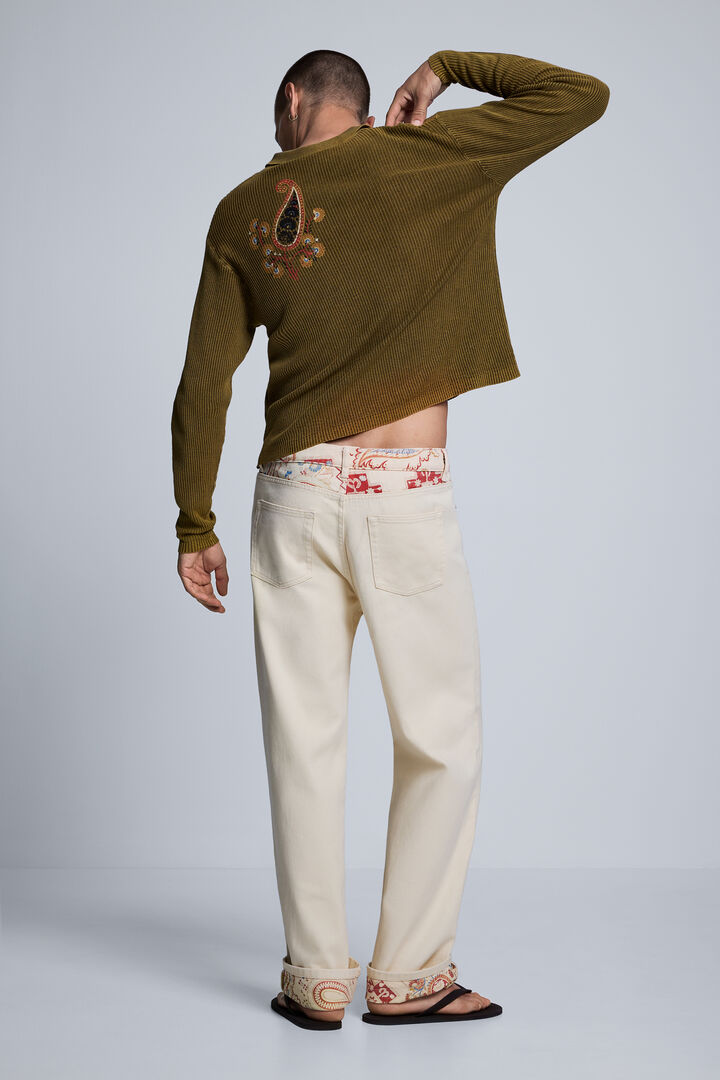 Paisley Trousers 100% Cotton