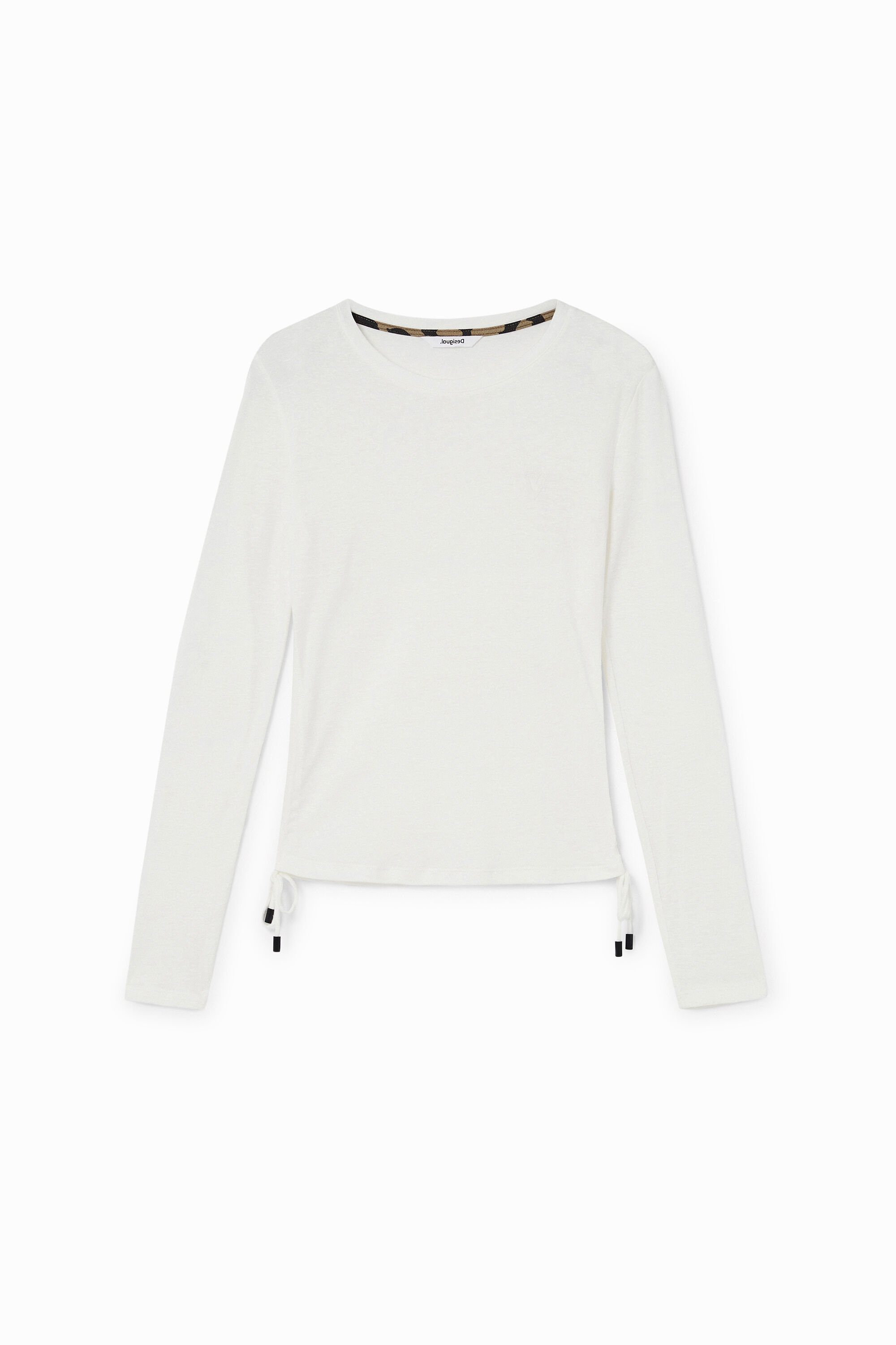 Desigual Gerimpeld slim fit T-shirt - WHITE
