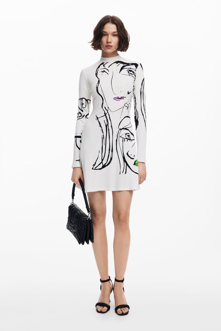 Face print dress | Desigual