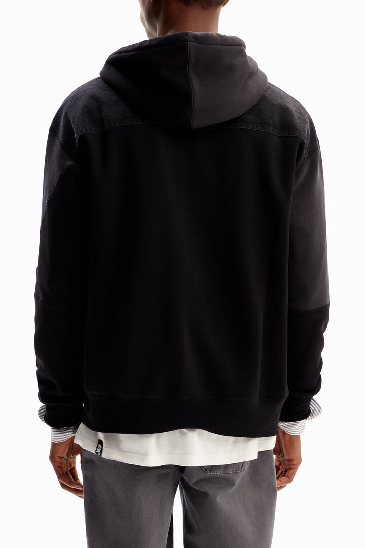 Hybrid denim hoodie | Desigual