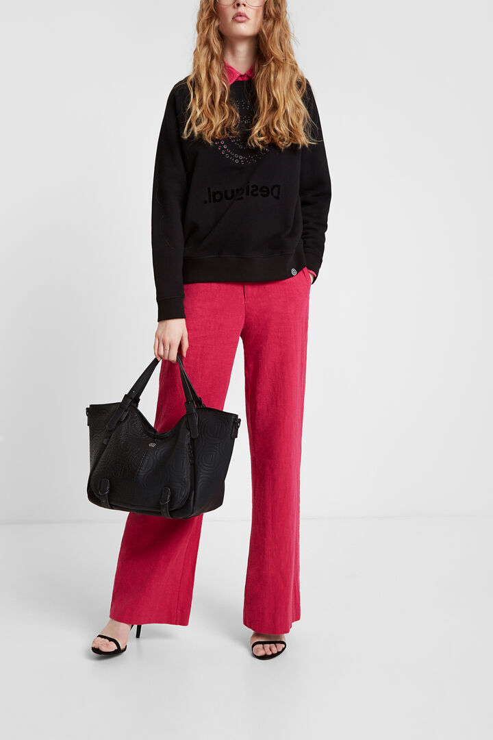 Big bag in logomania patch | Desigual