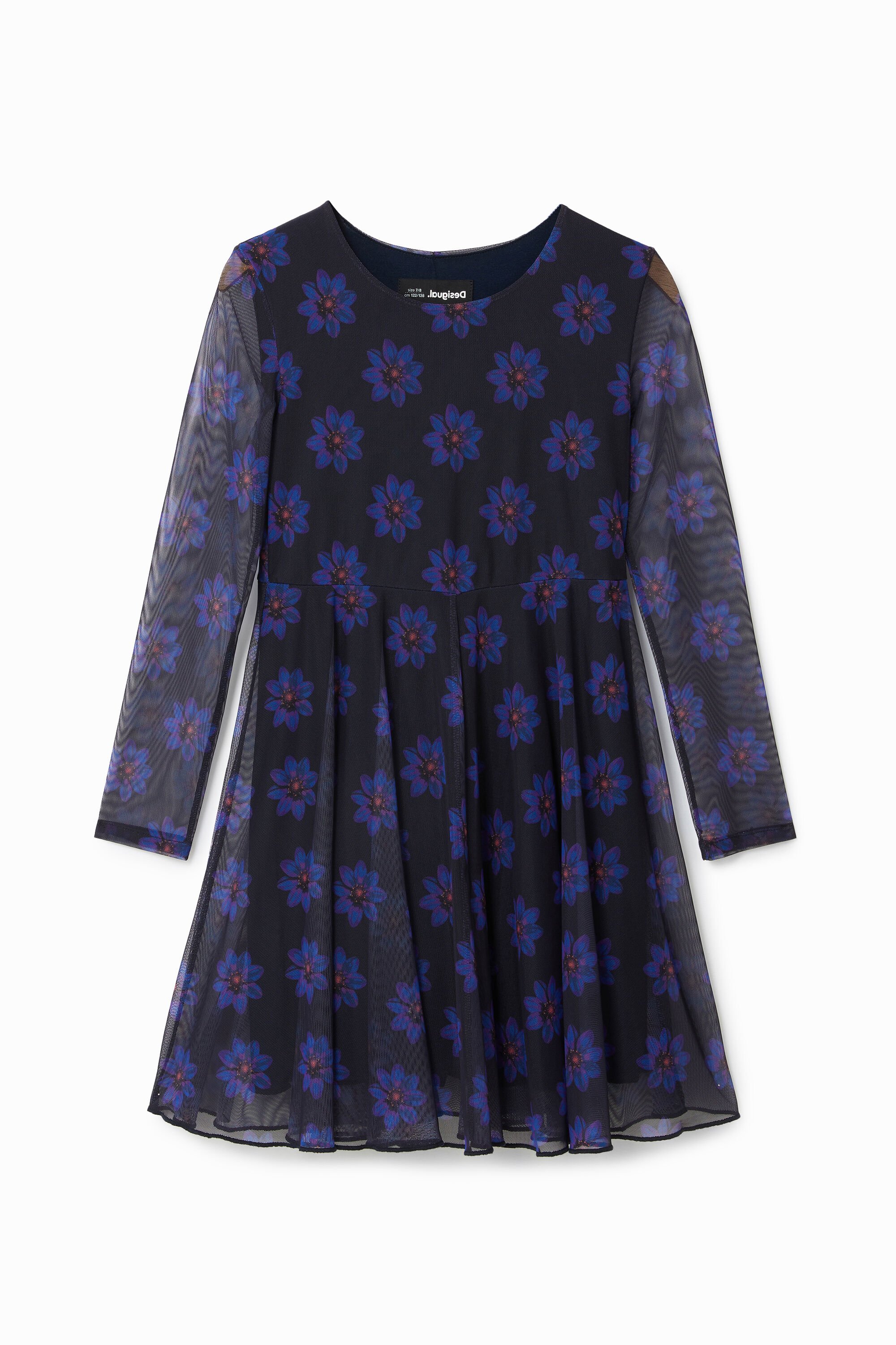 Hochgeschnittenes Kleid Blumen