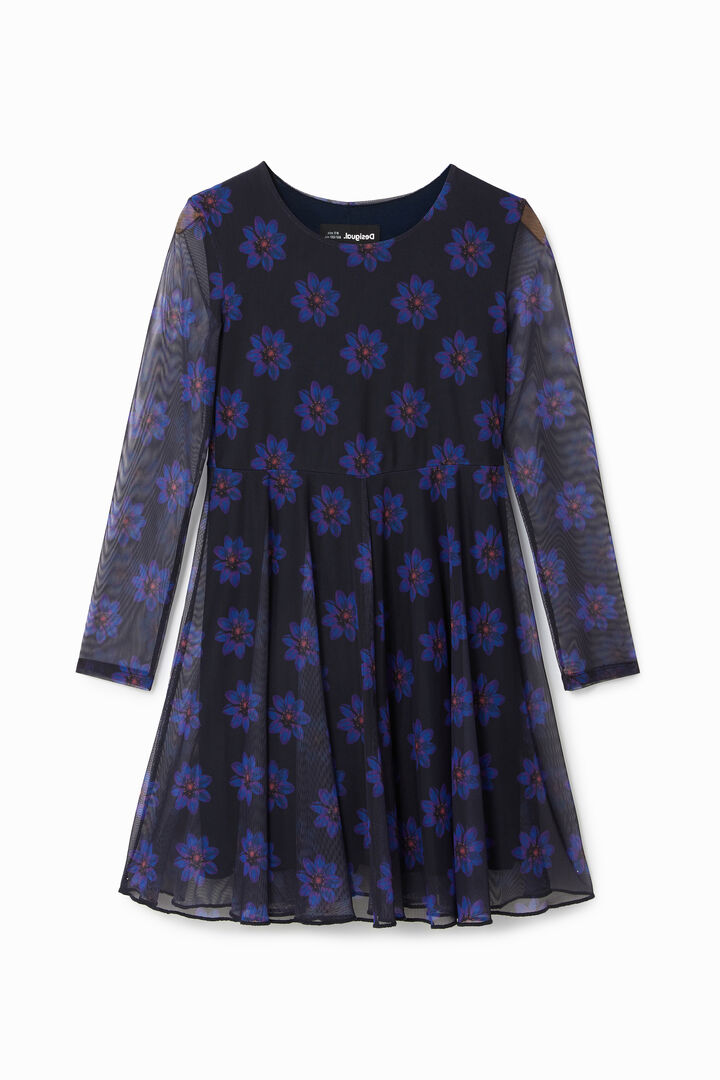 High-waist dress flowers | Desigual