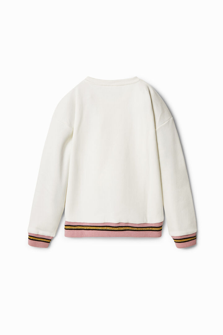 Sudadera college parches | Desigual