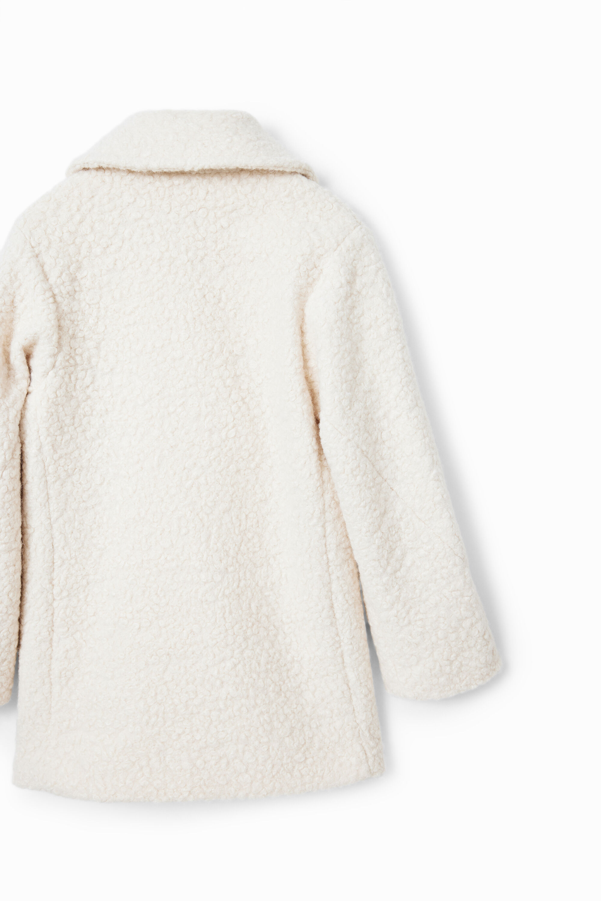White on sale boucle coat